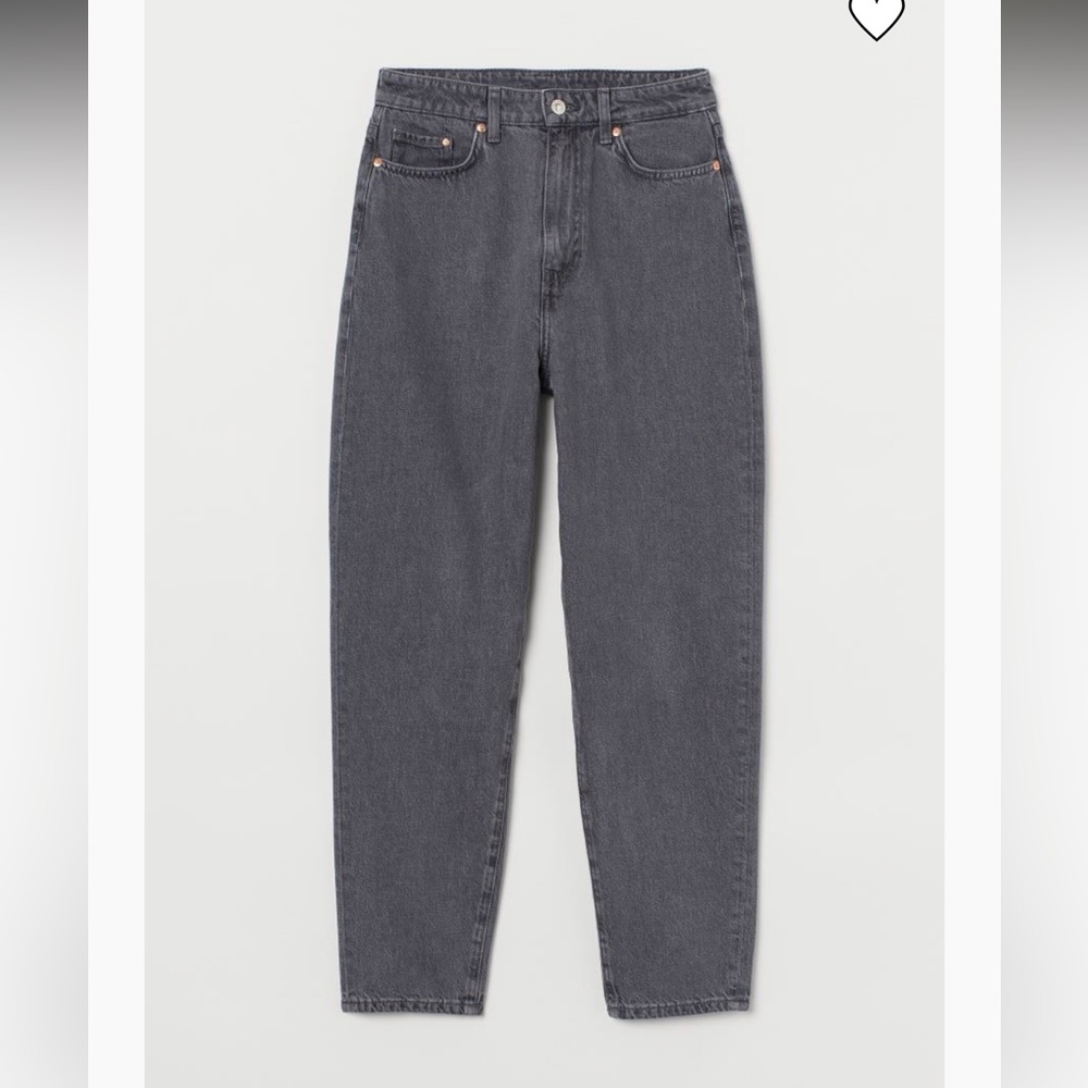 NWOT H&M Loose-Fit Ultra High Mom Jeans